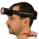 نمای کناری چراغ پیشانی LED با نور مهتابی و کاربری های متنوع عمق قاب و پروفایل