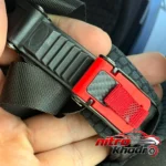 نمای جزئیات کلاه کاسکت فک متحرک ونوم مدل Inferno با طراحی آیرودینامیک پرداخت و جزئیات مواد