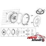 نمای کناری اسپیکر خودرو اینفینیتی Kappa 693M با کیفیت صدای عالی پروفایل و ساختار