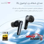 نمای جزئیات هدفون بلوتوثی انکر مدل Soundcore Liberty 4 NC با ANC حرکت و نصب پشتی