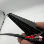نمای جزئیات پروژکتور آفرودی لایت بار با نور سفید یخی حرکت و نصب پشتی