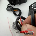نمای جزئیات پروژکتور آفرودی موتور سیکلت مدل MLX3 با طراحی فشرده حرکت و نصب پشتی