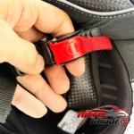نمای کناری کلاه کاسکت فک متحرک استیل برد مدل Dark Rider پروفایل و ساختار