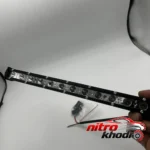 نمای در اتاق پروژکتور آفرودی لایت بار با نور سفید یخی سبک دیواری و مرجع اندازه