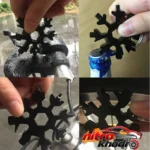 نمای جزئیات ابزار چندکاره هارمن مدل SNOW FLAKE با 18 کارایی حرکت و نصب پشتی