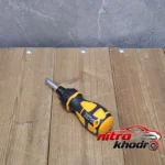 نمای جلو پیچ گوشتی جغجغه ای دو سو و چهار تاتند با قابلیت تعویض طراحی و جزئیات کلیدی