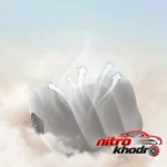 نمای کناری پشتی صندلی خودرو بیسوس با طراحی ارگونومیک پروفایل و ساختار