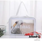 نمای جلو کیف لوازم آرایش دخترانه Wg مجموعه سه عددی طراحی و جزئیات کلیدی