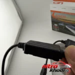 نمای جلو هدلایت خودرو Laser LED مه شکن با پایه H7 چیدمان صفحه و نشانگرها