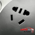 نمای بسته بندی مبدل برق فندکی خودرو به ۲۲۰ ولت شهری برچسب و بسته بندی