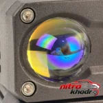 نمای کناری پروژکتور آفرودی خودرو 6D Lens با نور قوی عمق قاب و پروفایل
