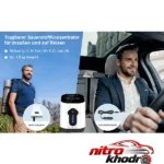 نمای جزئیات اکسیژن ساز خودرویی کرلیور مدل XM-898 با کارایی بالا حرکت و نصب پشتی