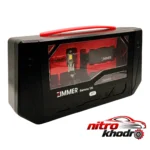 نمای کناری هدلایت زیمر مدل GAMMA 120 با نور سفید و یخی عمق قاب و پروفایل
