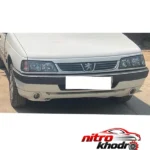 نمای کناری چراغ جلو خودرو کریستالی پارس مناسب پژو 405 عمق قاب و پروفایل