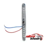 نمای کناری چراغ پلیسی خودرو LED مدل مینی تزیینی عمق قاب و پروفایل