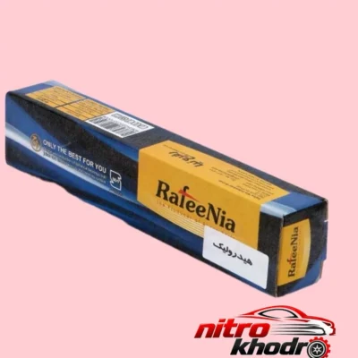 نمای بسته بندی سیبک مفصل فرمان رفیع نیا مدل RF-1012 برای پراید برچسب و بسته بندی
