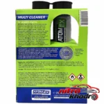 نمای بسته بندی شوینده انژکتور اکسادو مدل Multi Cleaner با کارکرد بی خطر برچسب و بسته بندی