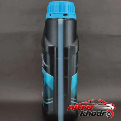 نمای بسته بندی روغن گیربکس دنده دستی اتومکس GL4 75W80 برچسب و بسته بندی