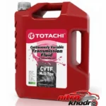 نمای بسته بندی روغن گیربکس اتوماتیک توتاچی مدل CVT MULTY TYPE برچسب و بسته بندی