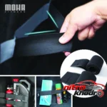 نمای بسته بندی کمربند نظم دهنده صندوق عقب خودرو موها فیتنس - بسته 2 عددی برچسب و بسته بندی