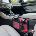 نمای بسته بندی پد نگهدارنده موبایل خودرو مدل M.PD با جنس چرم برچسب و بسته بندی