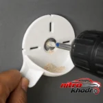 نمای بسته بندی گردگیر دریل DC V1 با طراحی ارگونومیک و کاربری آسان برچسب و بسته بندی