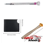 نمای کناری پیچ گوشتی ساعتی TOOLS مجموعه 26 عددی با کیفیت عمق قاب و پروفایل
