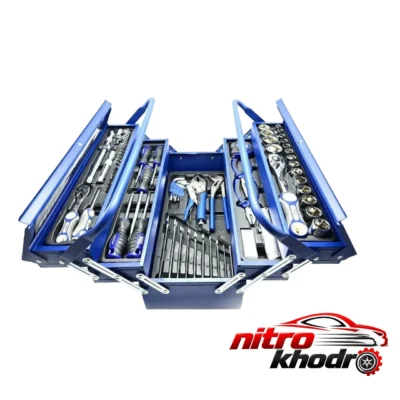 نمای بسته بندی مجموعه ابزار باس مدل Box-85N با کیفیت بالا برچسب و بسته بندی