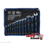 نمای بسته بندی آچار یک سر رینگ تخت فرانسه با کاور برزنتی برچسب و بسته بندی