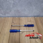 نمای بسته بندی پیچ گوشتی ضربه خور دو سو و چهار مدریک برچسب و بسته بندی