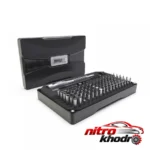 نمای کناری سری پیچ گوشتی جاک می مدل JM-8177 بسته 106 عددی عمق قاب و پروفایل