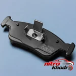 نمای کناری لنت ترمز جلو خودرو فورس مدل سرامیکی دو جفت مناسب برای بی ام دبلیو 330Ci E46 ، 330i عمق قاب و پروفایل