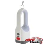 نمای کناری چراغ قوه دستی LED چند رنگ با پوشش لاستیکی عمق قاب و پروفایل