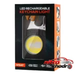 نمای کناری چراغ قوه W5147 دستی LED با نور چند رنگ عمق قاب و پروفایل