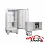 نمای بسته بندی یخچال پرتابل خودرو COLDTAINER با ظرفیت بالا برچسب و بسته بندی