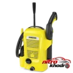 نمای کناری کارواش خانگی کرشر مدل K2 Universal با لوازم جانبی عمق قاب و پروفایل