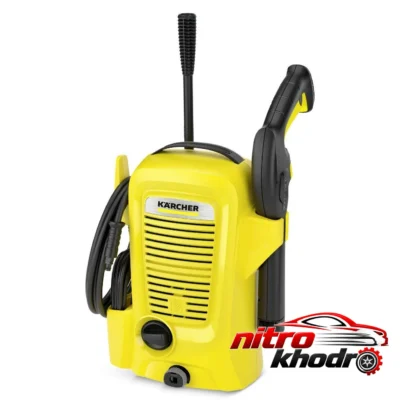 نمای کناری کارواش خانگی کرشر مدل K2 Universal با لوازم جانبی عمق قاب و پروفایل