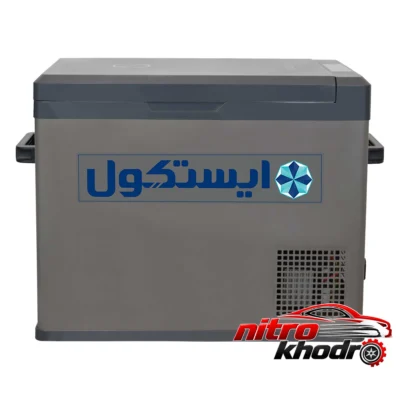 نمای کناری یخچال فریزر ایستکول با قابلیت اتصال به خودرو عمق قاب و پروفایل