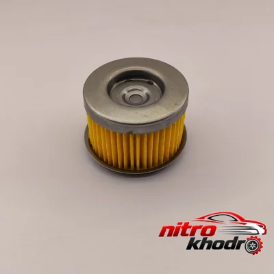 نمای بسته بندی فیلتر روغن موتور سیکلت CRF250 مناسب هوندا برچسب و بسته بندی