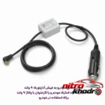 نمای بسته بندی مبدل فندکی خودرو به آداپتور 9 ولت جوریلای مدل MP1 برچسب و بسته بندی