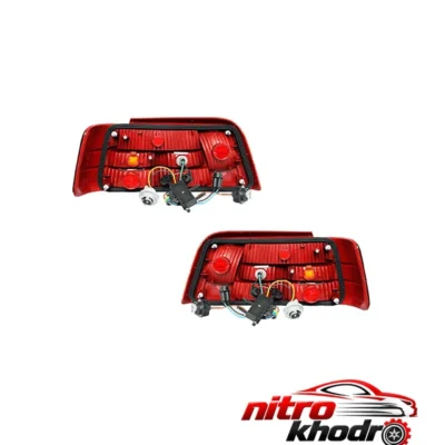 نمای کناری چراغ خطر عقب اس ان تی مدل SNT405 SLX برای پژو 405 عمق قاب و پروفایل