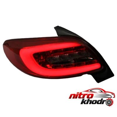 نمای کناری چراغ خطر عقب ان جی کو مدل اسپرت برای پژو 207 عمق قاب و پروفایل