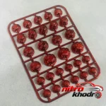 نمای بسته بندی گل پیج موتور سیکلت وارون طرح RD بسته 30 عددی برچسب و بسته بندی