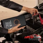 نمای کناری جامپ استارتر و پاوربانک CX-718 با قابلیت های ویژه عمق قاب و پروفایل