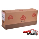 نمای کناری چراغ جلو خودرو جمع ساز مدل JT123 برای پژو 405 عمق قاب و پروفایل