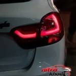 نمای کناری چراغ خطر عقب نورگستر مدل پلاس برای خودرو کوییک عمق قاب و پروفایل