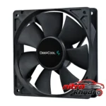 نمای کناری فن کیس دیپ کول مدل XFan با سرعت 1300RPM عمق قاب و پروفایل