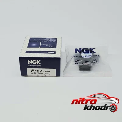 نمای بسته بندی پتانسیومتر سنسور دریچه گاز ان جی کی مدل NGK200 برچسب و بسته بندی