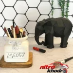 نمای بسته بندی استند لوازم آرایشی سرامیکی مدل Meow با قابلیت شستشو برچسب و بسته بندی