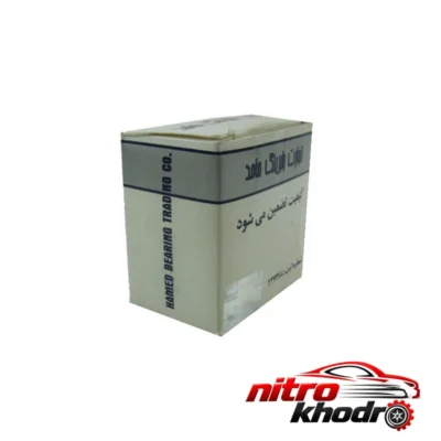نمای بسته بندی توپی چرخ عقب حامد مدل 22474 برای پژو 405 و پارس برچسب و بسته بندی